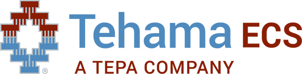 Tehama ECS - A Tepa Company logo.