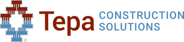 Logo for Tepa Construction Solutions, LLC (Tepa CS), formerly Roundhouse PBN, LLC, is a tribally owned construction firm.