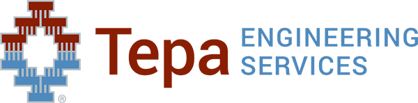 Logo for Tepa Engineering Services delivering planning and engineering support services.