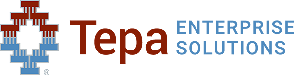 Logo for Tepa Enterprise Solutions, a trusted partner for federal agencies and government contractors.