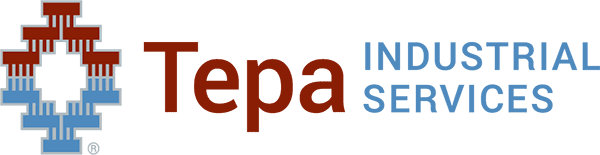Logo for Tepa Industrial Services, a tribally owned business providing industrial, construction, and maintenance services.